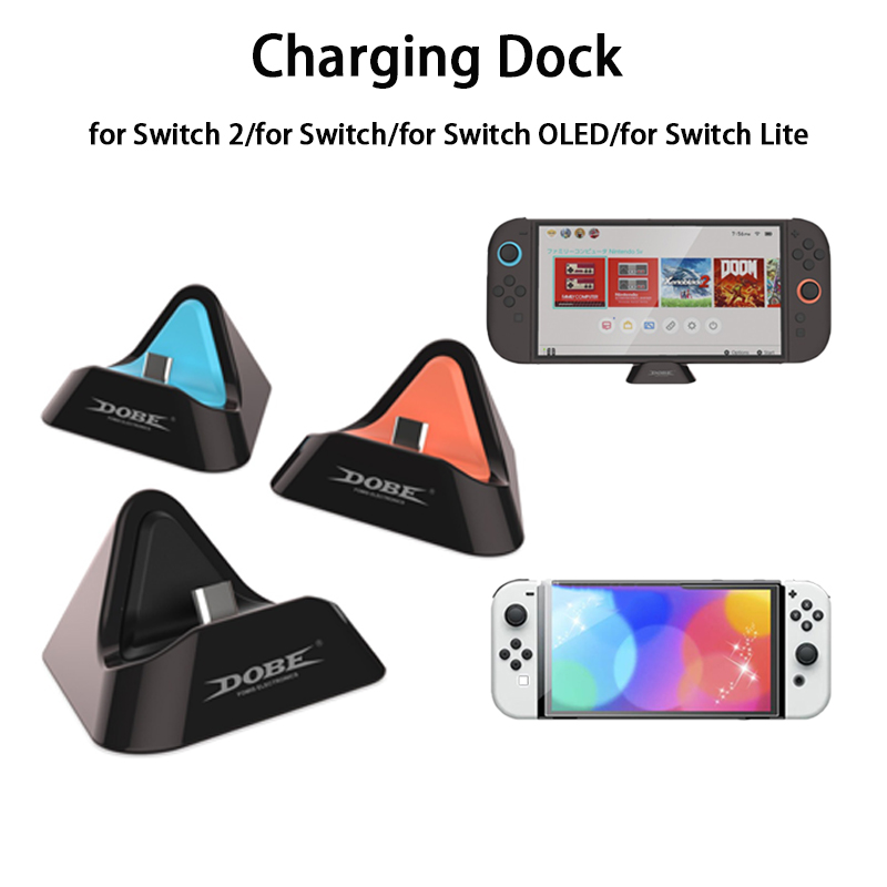 Gaming Console Nintendo Switch - コントローラー充電ドック スイッチ2/スイッチ/スイッチOLED/スイッチライトコンソール用 ポータブル充電ステーション ゲームアクセサリー