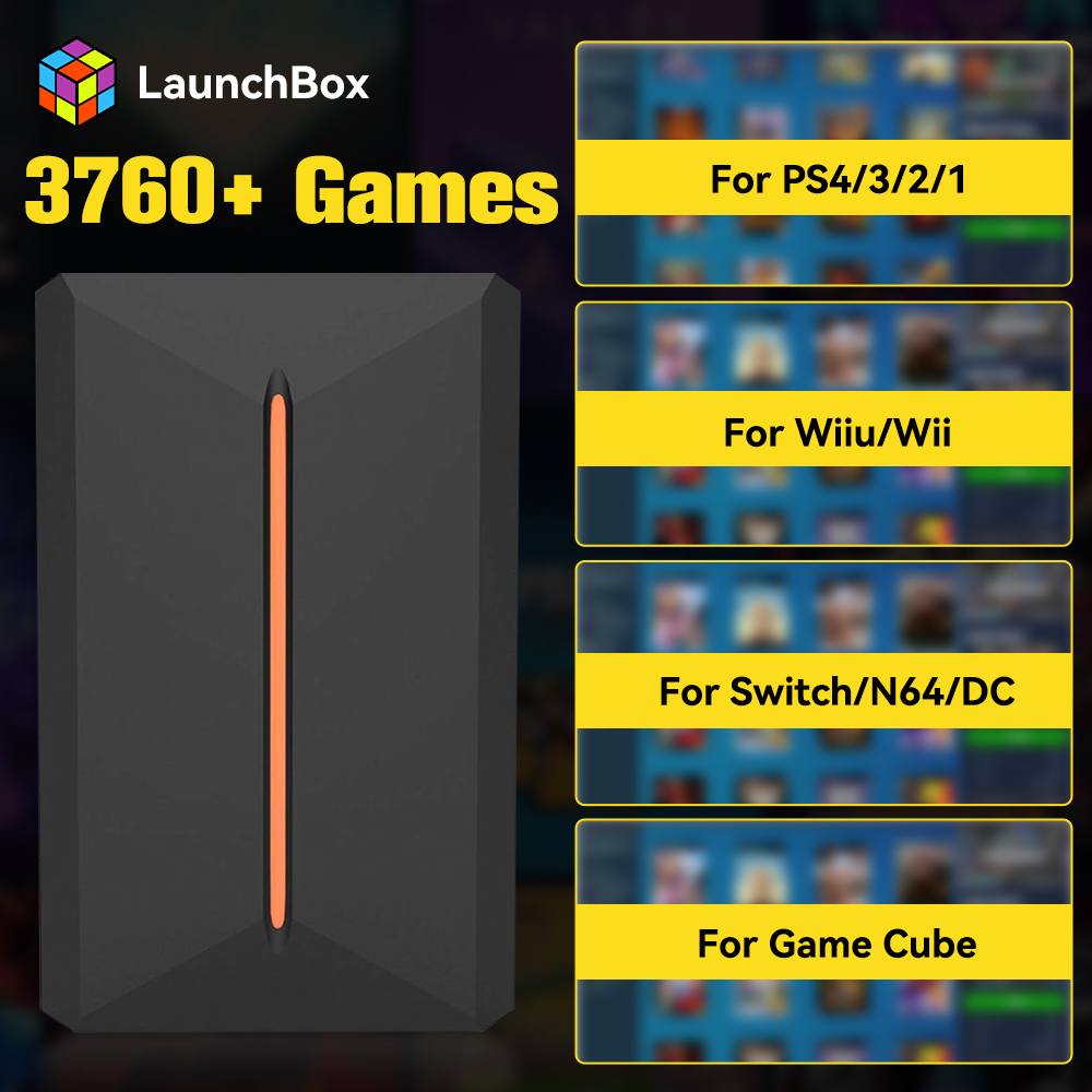 Gaming Console Os - Launchbox osレトロゲームコンソール,ps4,ps3,ps2,switch,wiiu,dc,n64,nesエミュレーター,PCおよびラップトップ用の3760以上のゲーム