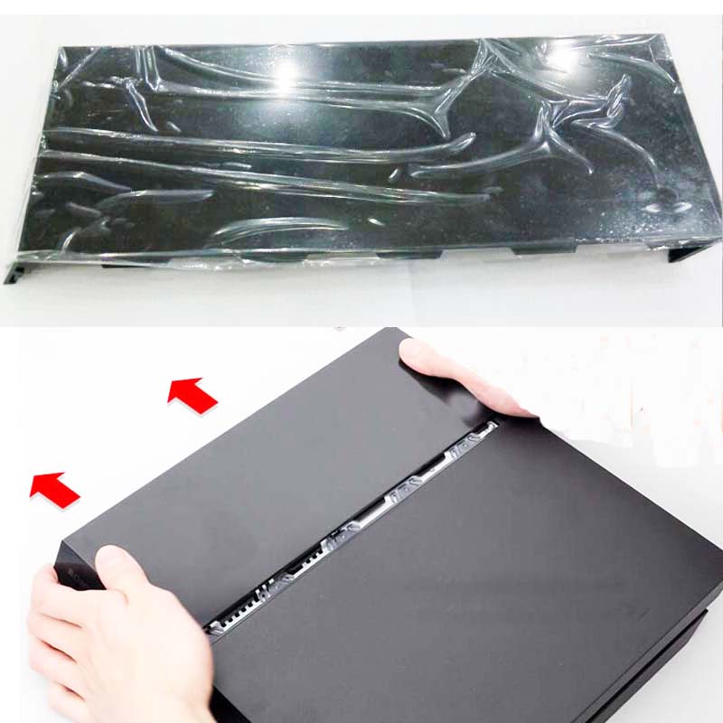 Gaming Console Best - ブラック保護シェルケース HDD ベイカバーハードディスクドライブフェイスプレート交換用 Sony Playstation 4