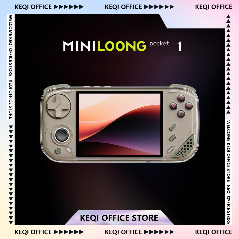 Gaming Console Os - MINILOONG POCKET 1 レトロ携帯型ゲーム機 モジュラーデザイン 4インチ