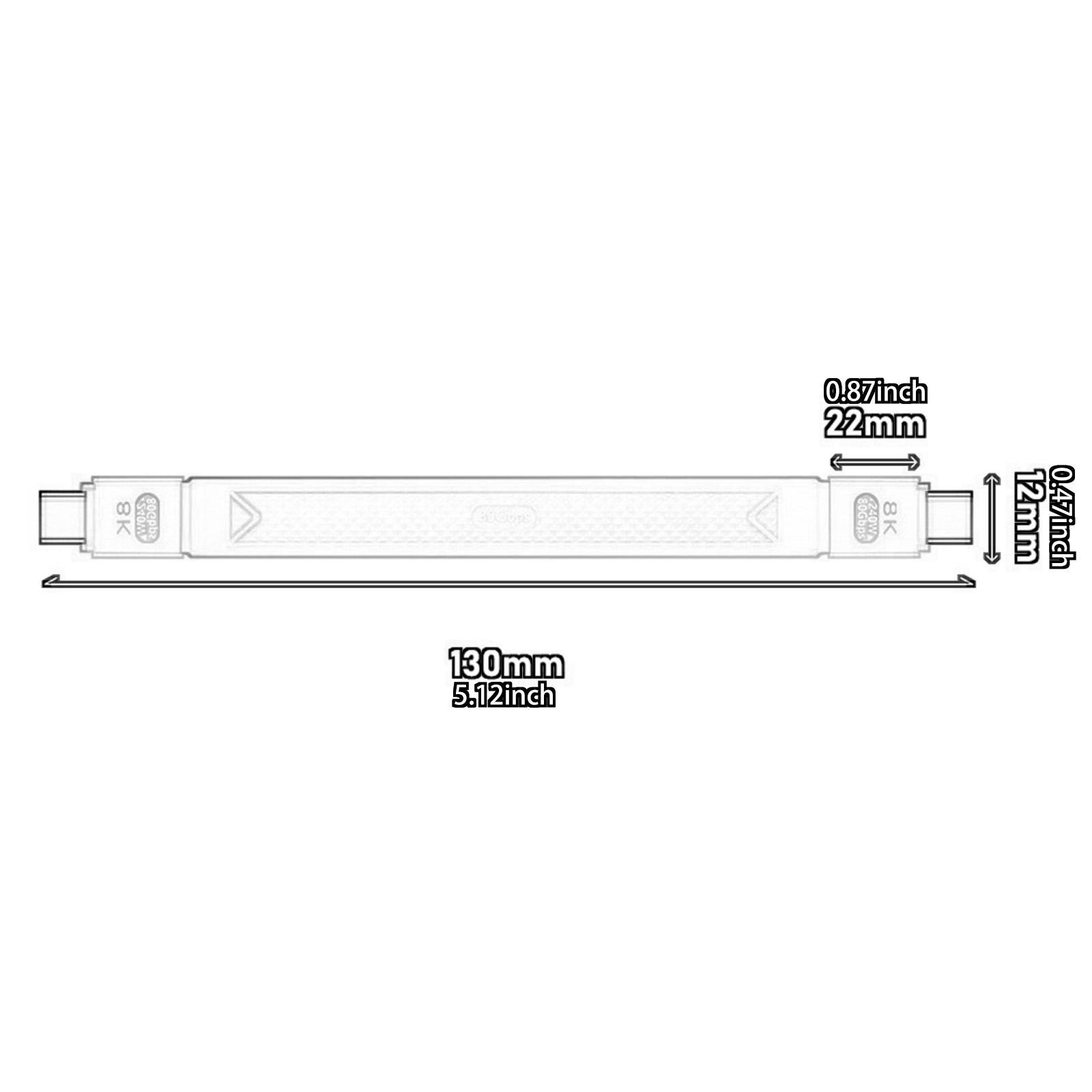Gaming Console Connect With Phone - USB C - USB C ナイロン編み込み
