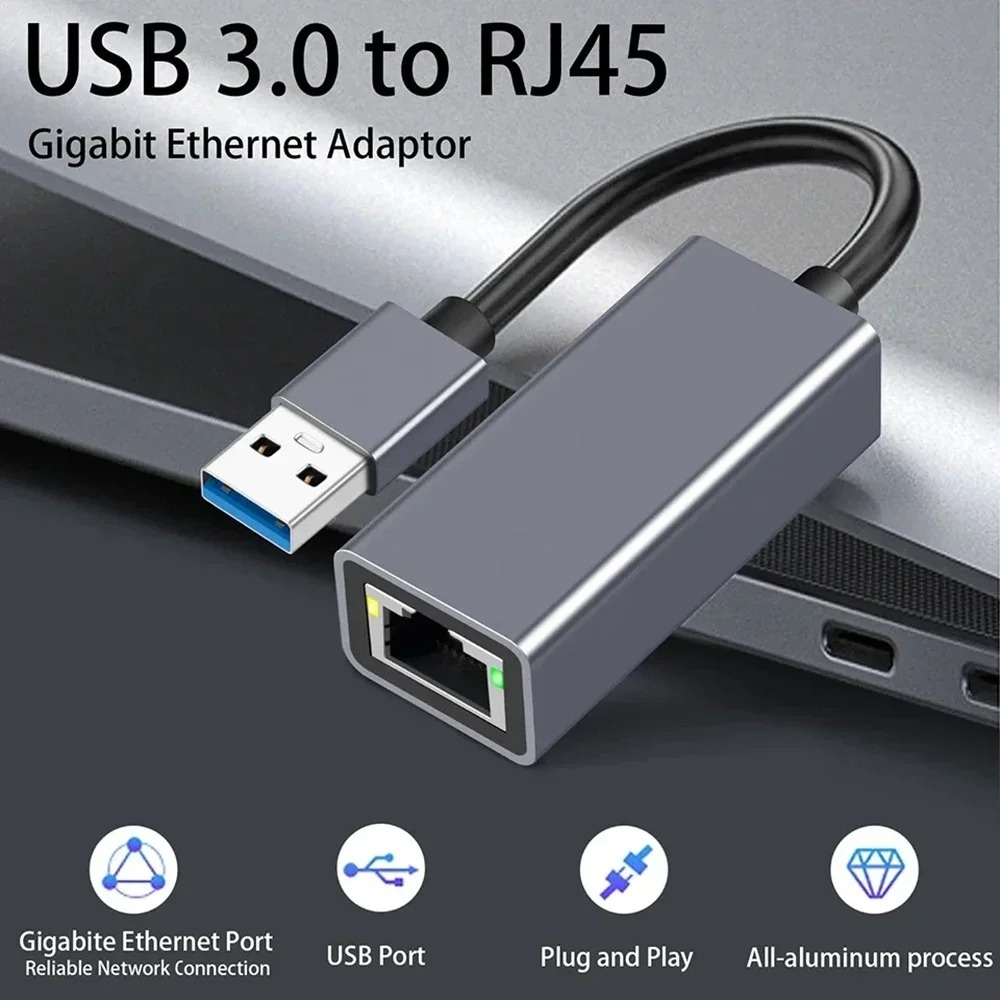Lan Cable Gaming - USB Type-C イーサネットアダプター ネットワークカード USB Type-C