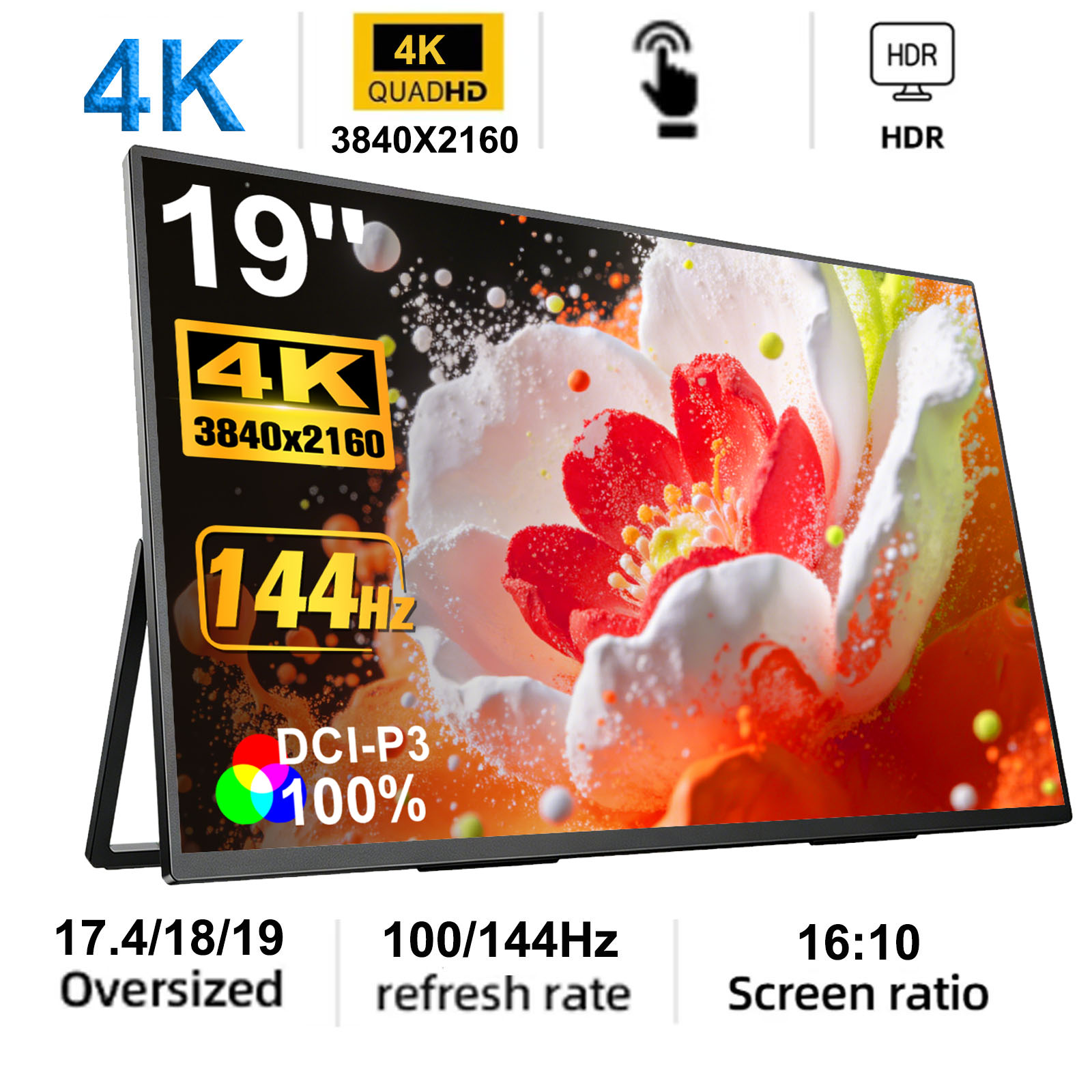 Gaming Console Connect With Phone - 4K ゲーミングポータブルモニター 17.4/18.5/19 インチ 2160P 100Hz