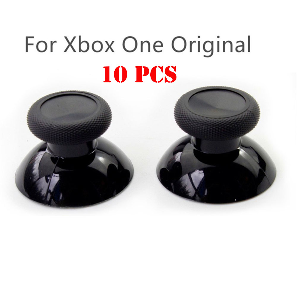 Gaming Console Xbox - Xbox One コントローラーゲームパッドキノコ交換黒新 10 個交換アナログジョイスティック修理部品サムスティック親指スティック