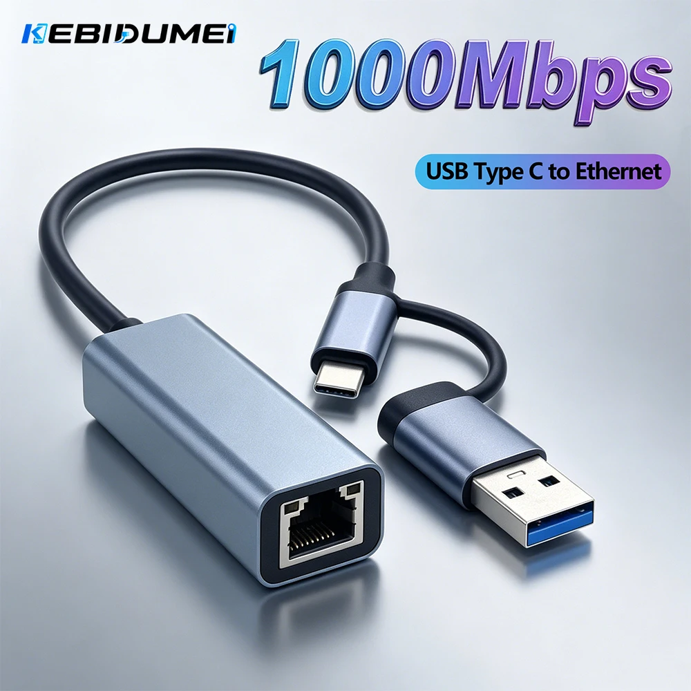 Lan Cable Gaming - Kebidumei 1000Mbps ネットワークカード USB 3.0 タイプ