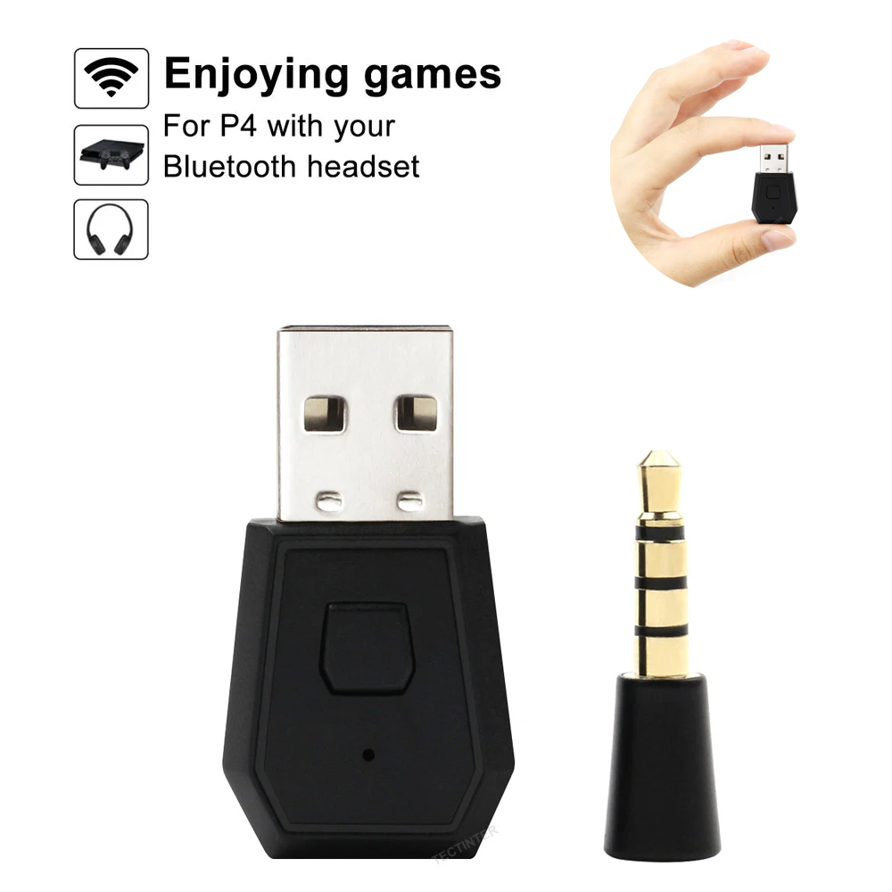Gaming Console Best - USB ワイヤレスアダプターレシーバー PS4 コントローラーコンソール用プレイステーション 4 ゲームパッド