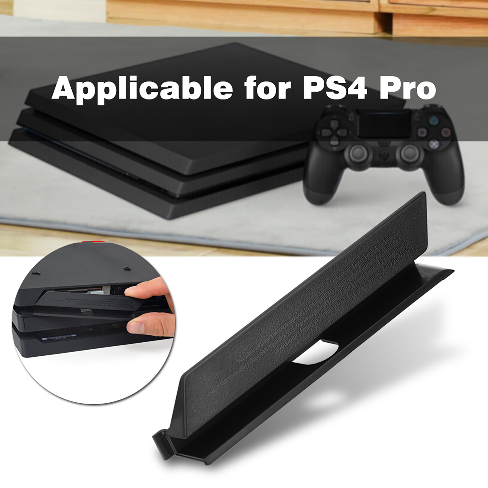 Gaming Console Best - ソニーPS4proコンソール用の黒いプラスチック製HDDハードドライブスロットカバー,ドアフラップ