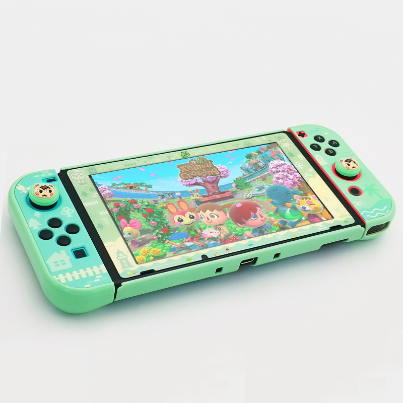 Gaming Console Nintendo Switch - プレミアム 9H 強化ガラスどうぶつの森 Nintendo Switch コントローラーフィルムゲームコンソールスクリーンプロテクター保護フィルム