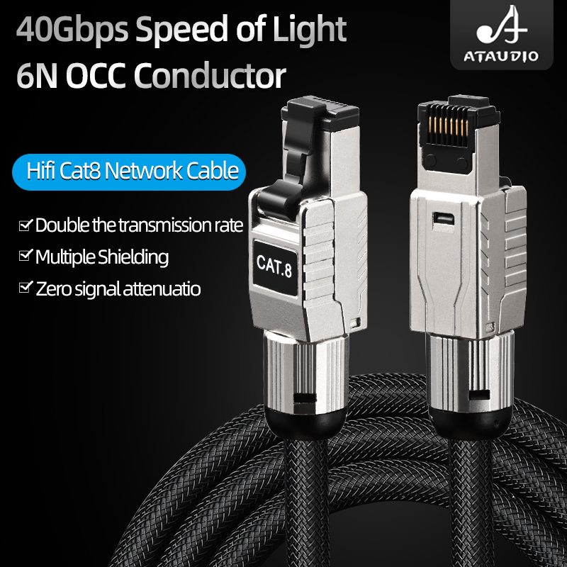 ATAUDIO CAT8 インターネットコード 40Gbps - Lan Cable Gaming のレビューと価格