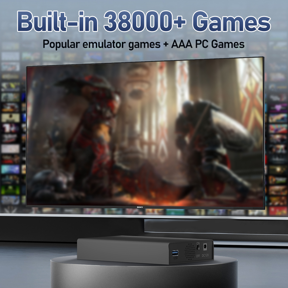 ミックス 500GB ゲーミング HDD レトロ ビデオ ゲ - Gaming Console Os のレビューと価格