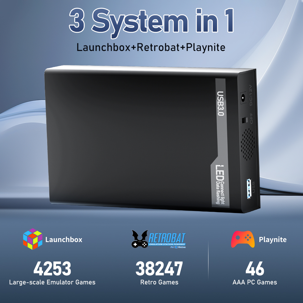 ミックス 500GB ゲーミング HDD レトロ ビデオ ゲ - Gaming Console Os のレビューと価格