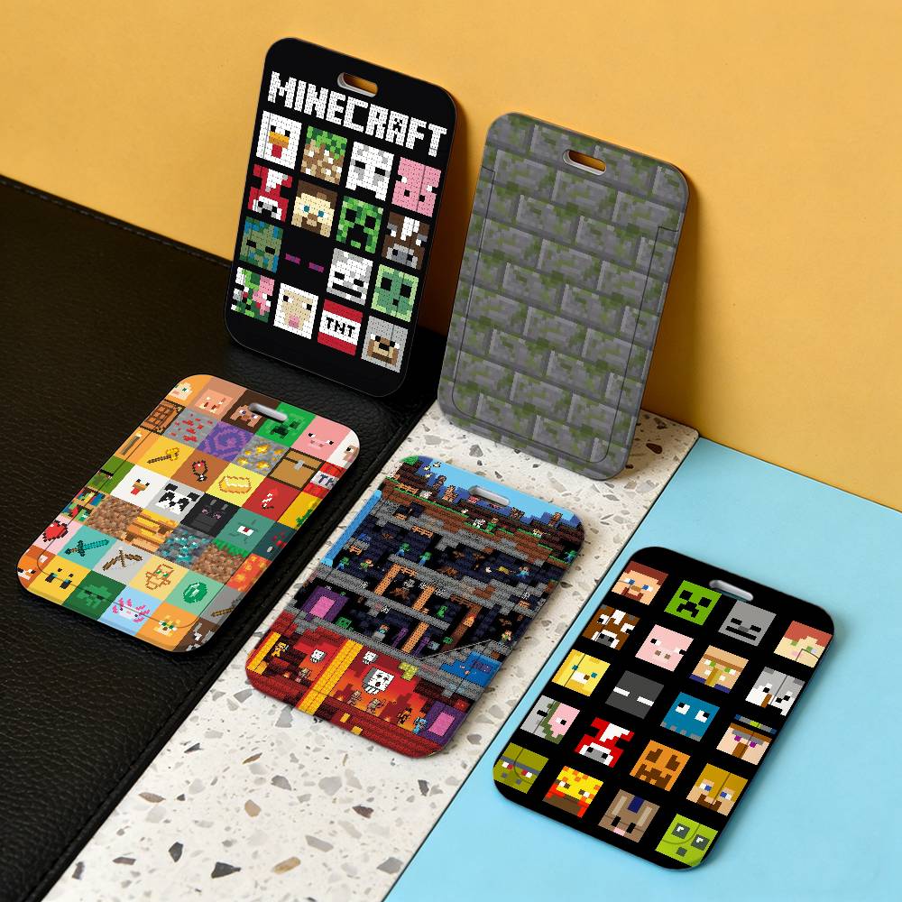 クラシックゲームM-Minecraft-ES透明カードホルダ - Gaming Console Minecraft のレビューと価格