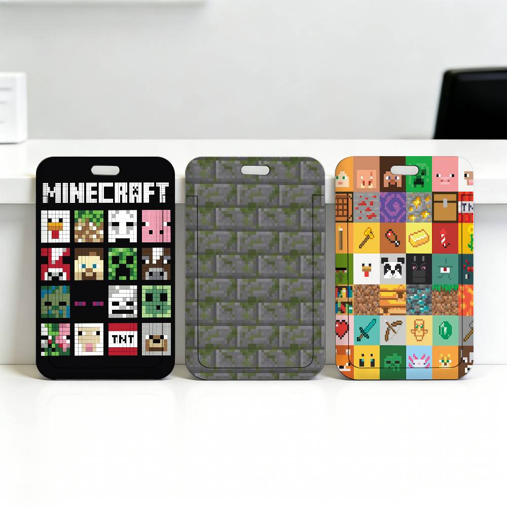 クラシックゲームM-Minecraft-ES透明カードホルダ - Gaming Console Minecraft のレビューと価格