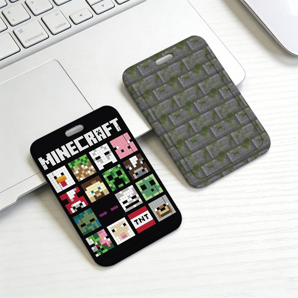 クラシックゲームM-Minecraft-ES透明カードホルダ - Gaming Console Minecraft のレビューと価格