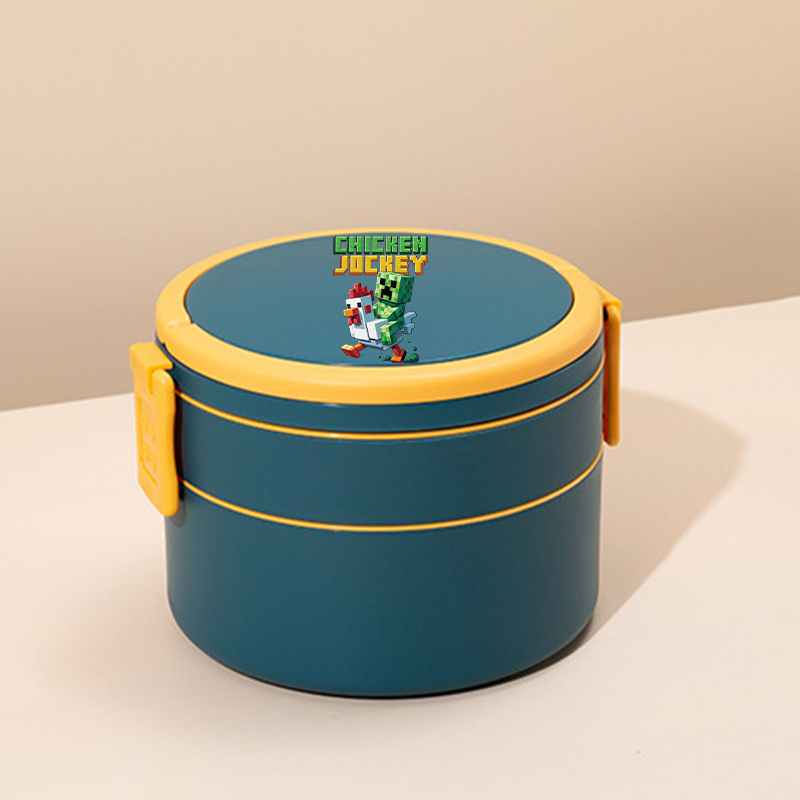 ゲームテーマの二層ランチボックス、Minecraft風弁当箱 - Gaming Console Minecraft のレビューと価格