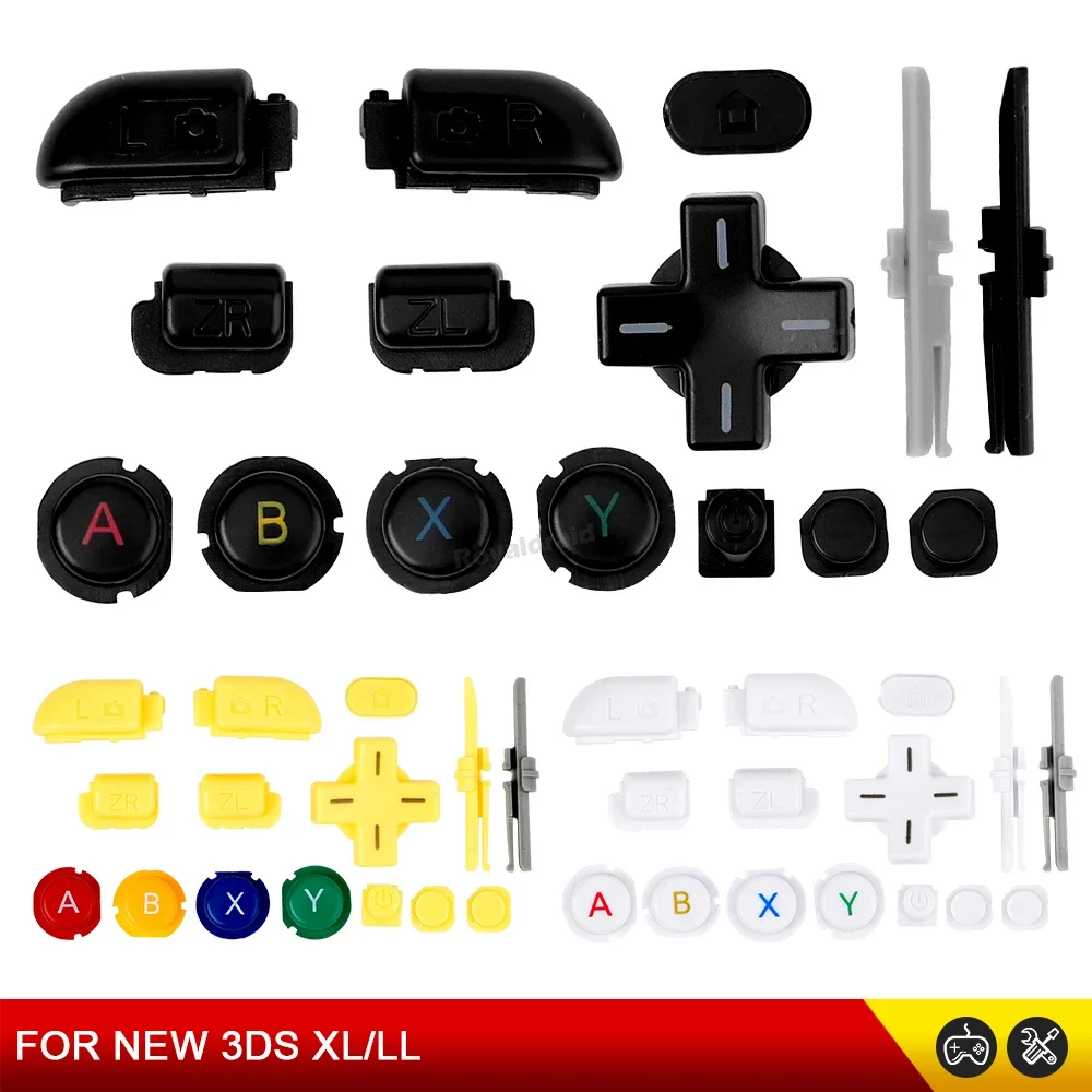 NEW 3DS XL LL修理部品 ABXYボタン LR Z - Gaming Console Buttons のレビューと価格
