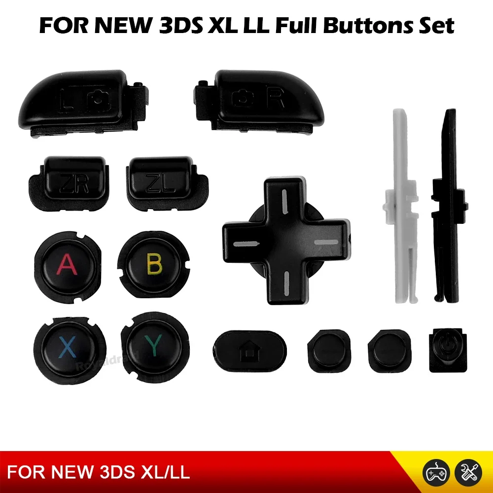 NEW 3DS XL LL修理部品 ABXYボタン LR Z - Gaming Console Buttons のレビューと価格