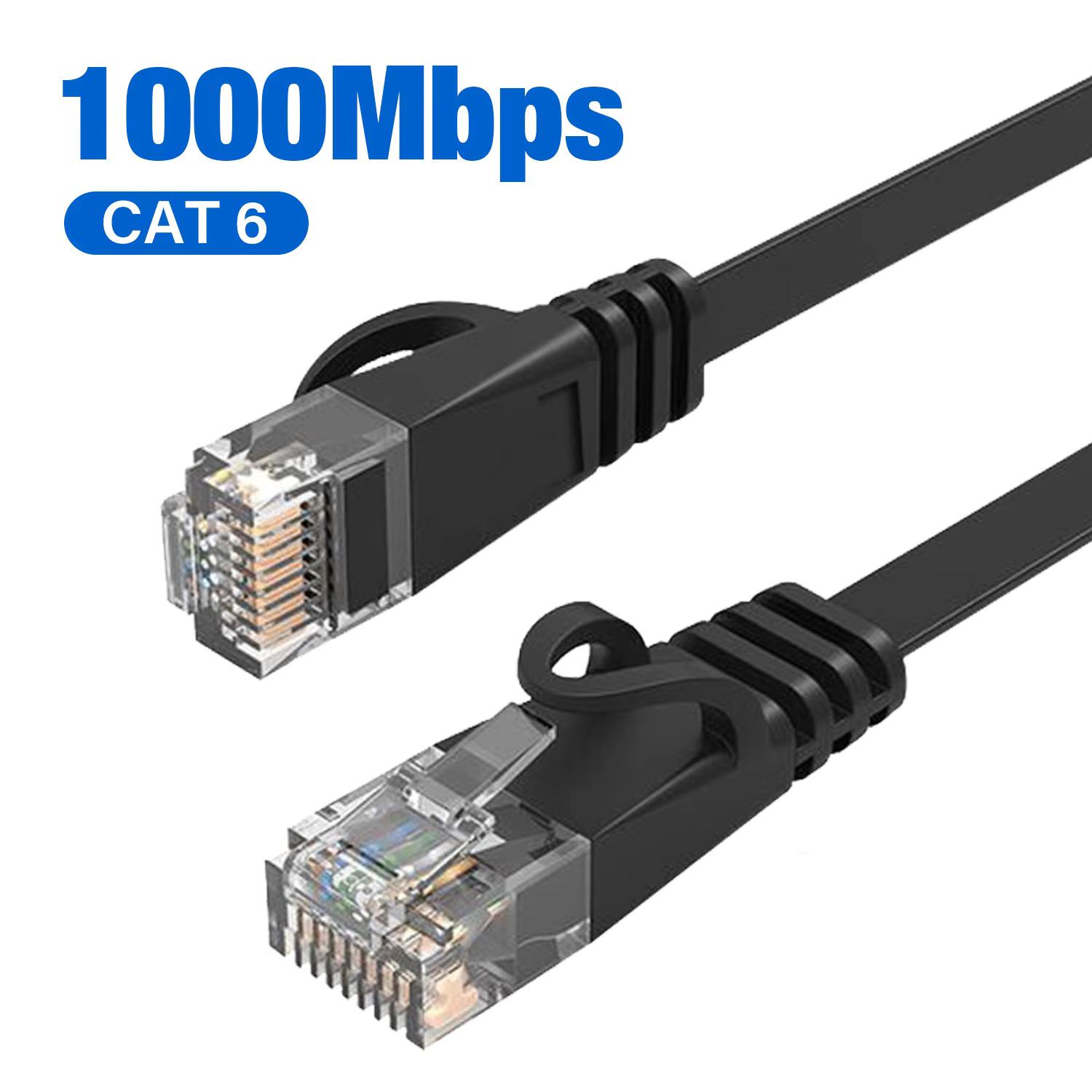 Cat 6 イーサネットケーブル フラット Cat6 RJ4 - Lan Cable Gaming のレビューと価格