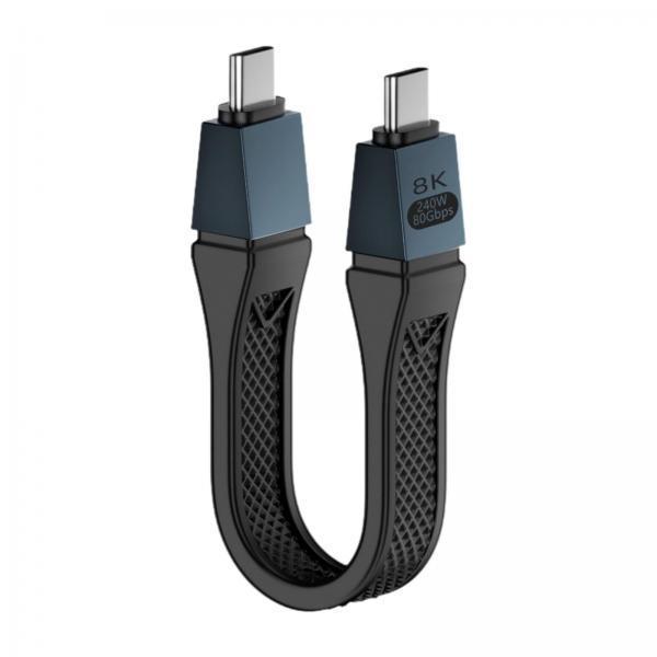 USB C - USB C ナイロン編み込み 240W 充電 - Gaming Console Connect With Phone のレビューと価格