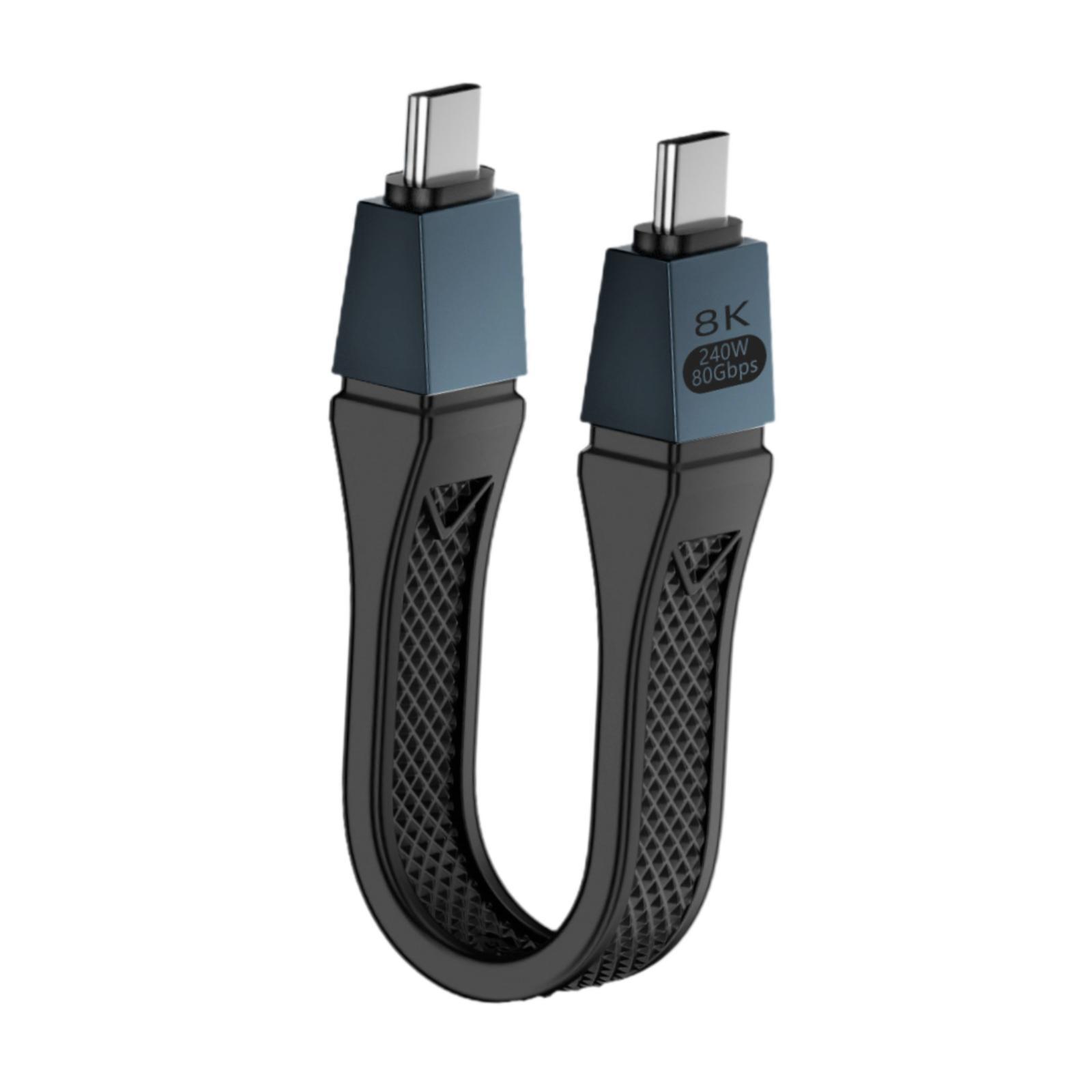 USB C - USB C ナイロン編み込み 240W 充電 - Gaming Console Connect With Phone のレビューと価格