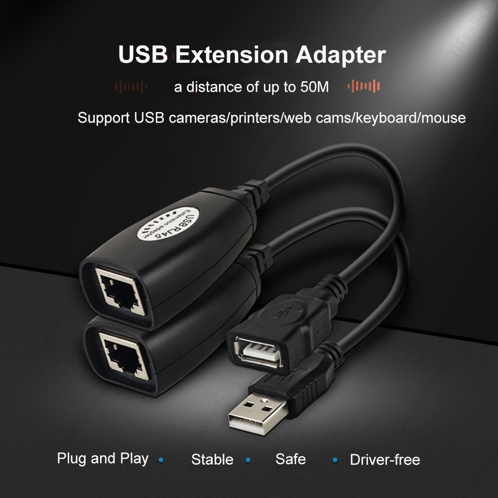USB to rj45 lan延長アダプター,延長ケーブル, - Lan Cable Gaming のレビューと価格