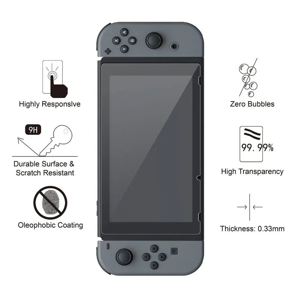 IVYUEEN 3 個強化ガラススクリーンプロテクター Ni - Gaming Console Nintendo Switch のレビューと価格