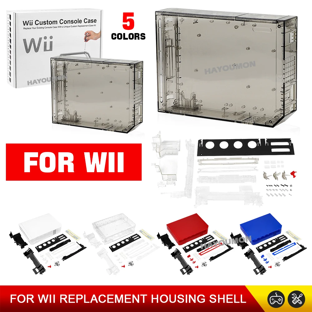 WII用NEWアップグレードTRNブラックフルセット交換用ハ - Gaming Console Buttons のレビューと価格