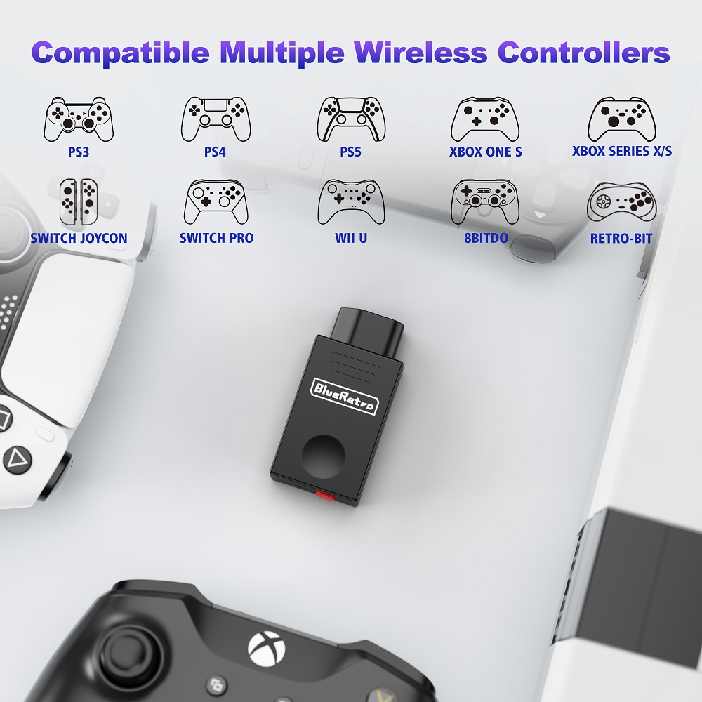 レトロスケーラー ブルーレトロ ワイヤレスコントローラーアダ - Gaming Console Best のレビューと価格