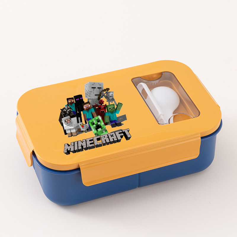 ゲームテーマランチボックス Minecrafted プリント - Gaming Console Minecraft のレビューと価格