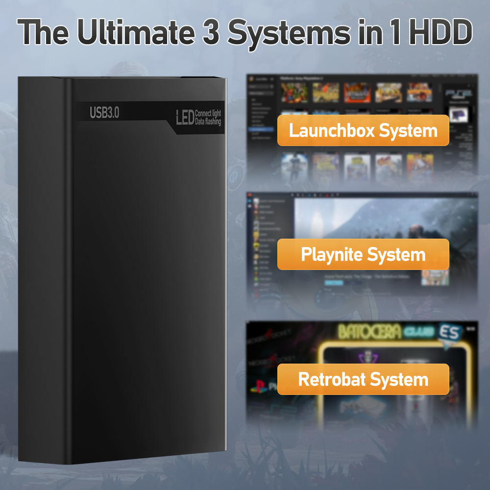 500G レトロ ゲーム HDD ビデオ ゲーム コンソール - Gaming Console Os のレビューと価格