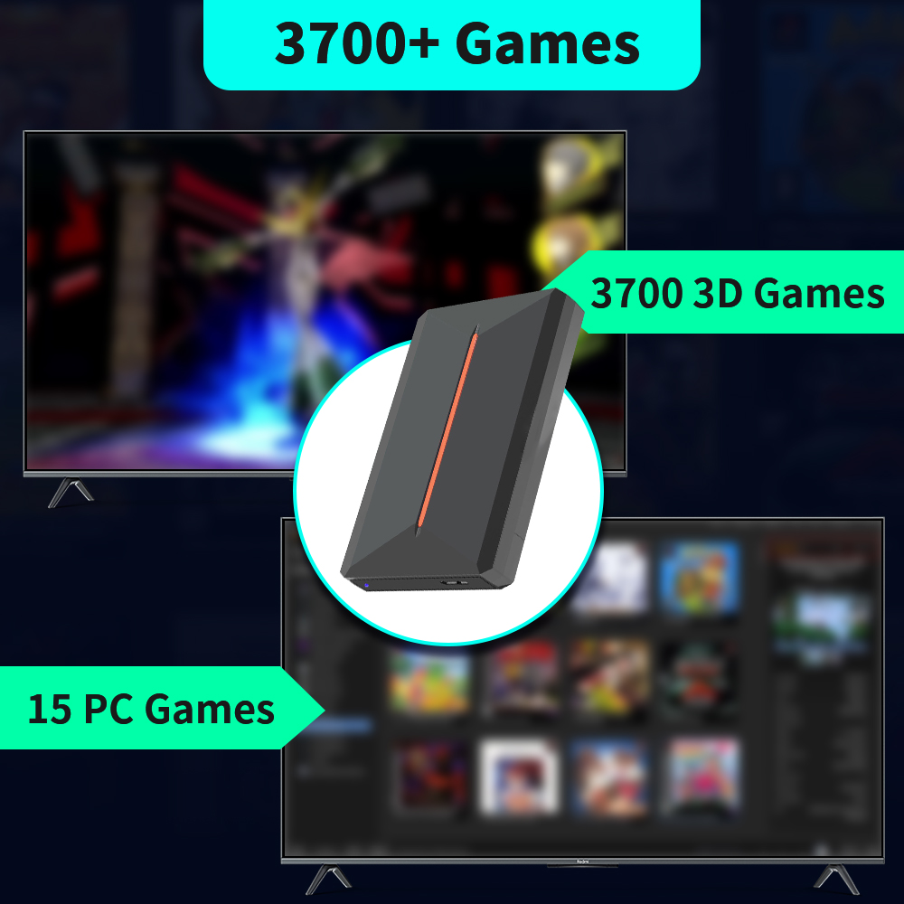 Launchbox-osポータブルHDDレトロゲームコンソー - Gaming Console Os のレビューと価格