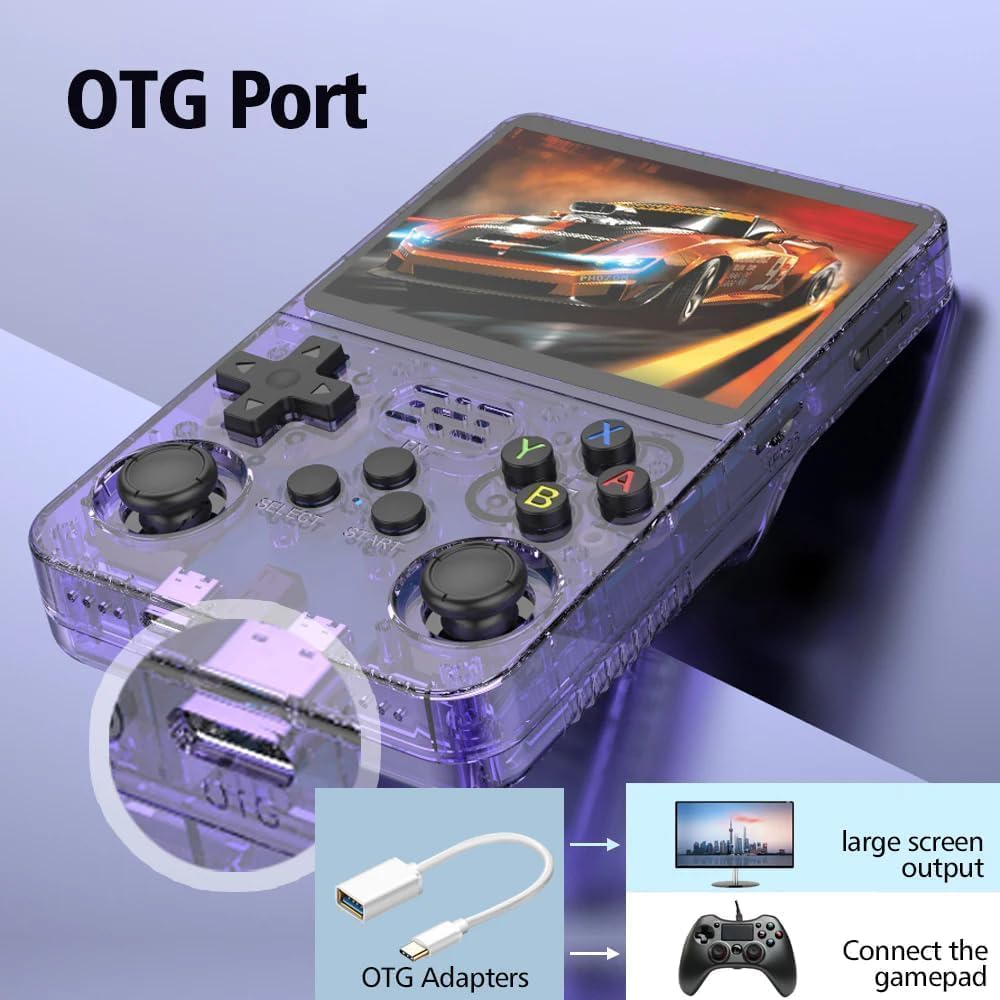新型R36Sレトロハンドヘルドゲーム機 Linux OS 3 - Gaming Console Os のレビューと価格