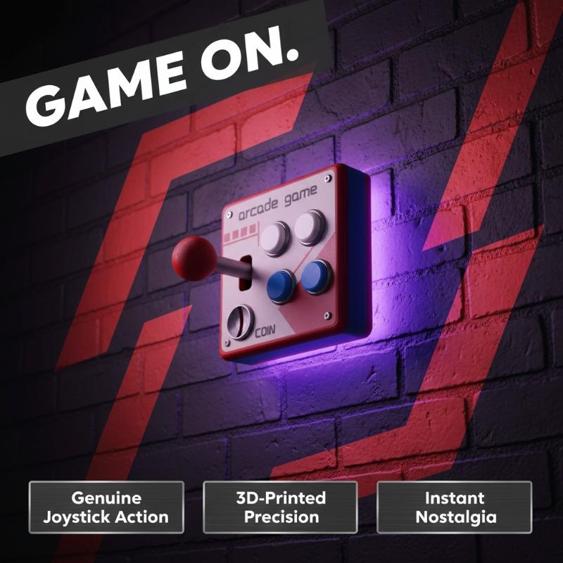 レトロアーケードゲームボタンスイッチプレート、クリエイティブ - Gaming Console Buttons のレビューと価格