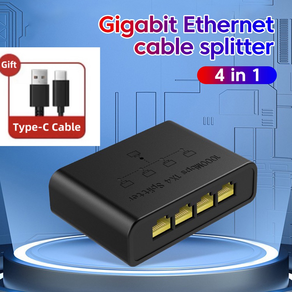100/1000Mbps ギガビットイーサネット高性能スマー - Lan Cable Gaming のレビューと価格