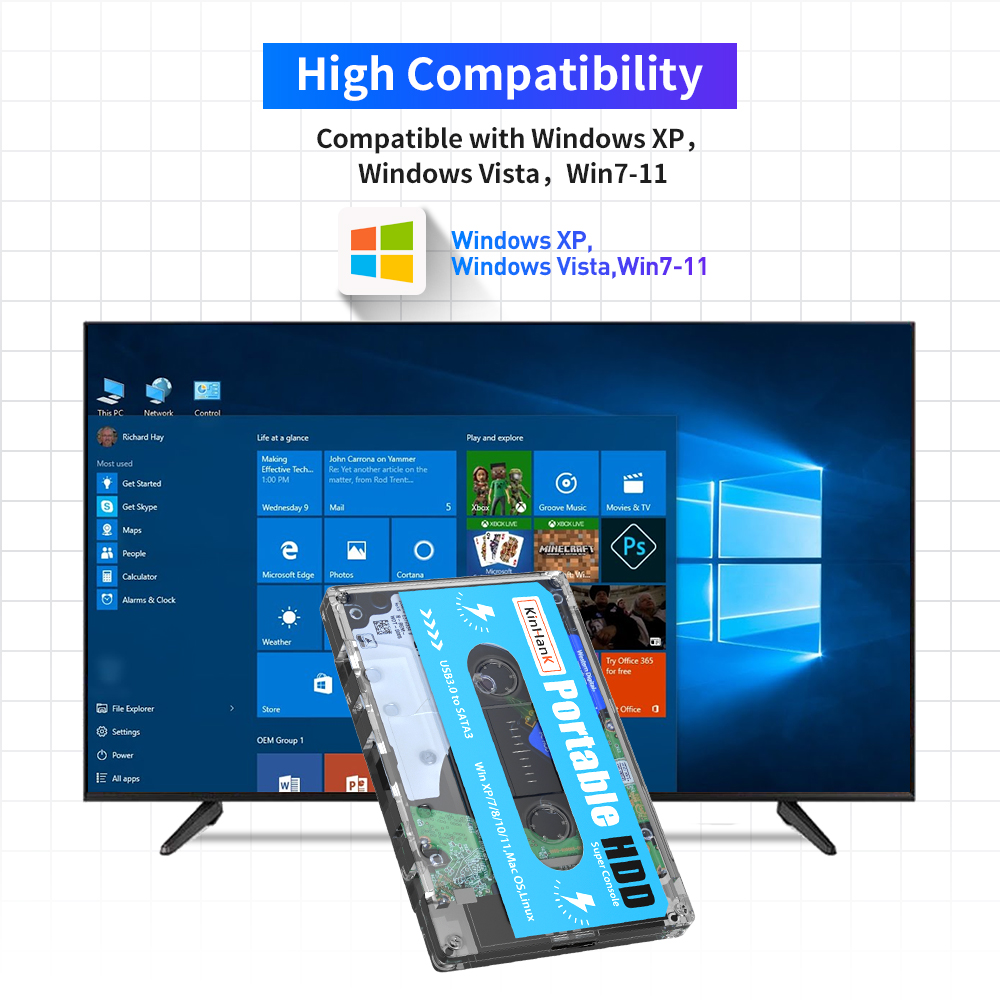 KINHANK 500G ゲーミングHDD スーパーコンソー - Gaming Console Os のレビューと価格
