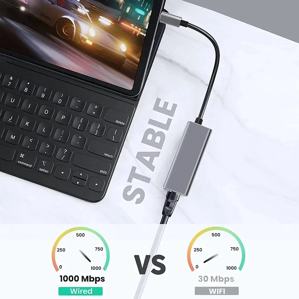 1000Mbps USB イーサネットアダプター USB 3 - Lan Cable Gaming のレビューと価格